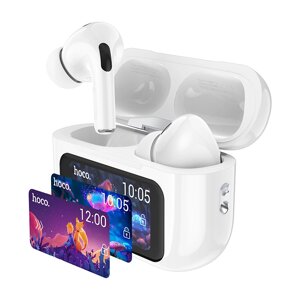 Гарнитура Bluetooth TWS Hoco EW72 с сенсорным экраном с шумоподавлением White