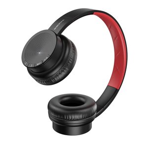 Гарнитура Bluetooth полноразмерная BOROFONE BO11 Maily, MP3, AUX, складные 250 мАч, Black УЦЕНКА