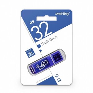 Smart Buy USB 3.0 32GB Glossy series Dark Blue в Ростовской области от компании Медиамир