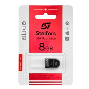 Stelfors USB 8GB Shorty  (чёрный) в Ростовской области от компании Медиамир