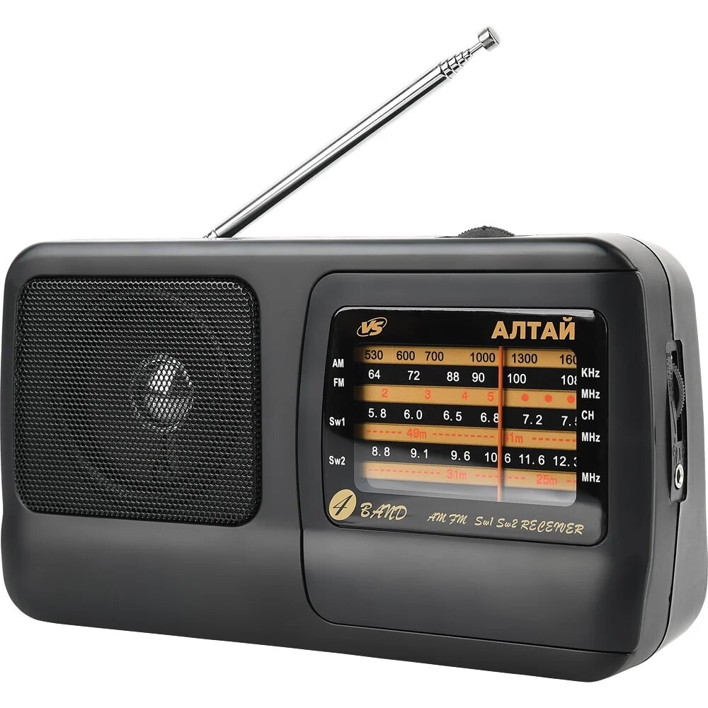 Радиоприемник Perfeo аналоговый АЛТАЙ AM/FM/CB 2*R20 220V VS_D1026 от компании Медиамир - фото 1