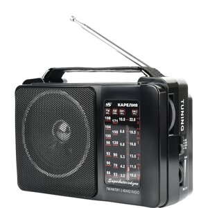 Радиоприемник perfeo аналоговый карелия AM/FM/CB 2*R20 220V vs_d1028