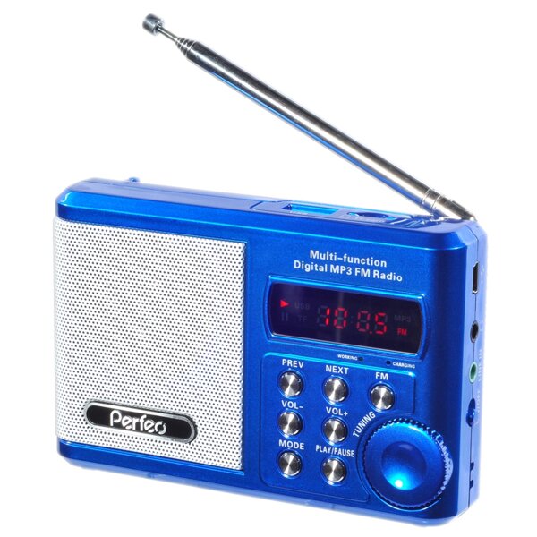 Радиоприемник Perfeo Music Sound Ranger, FM, MP3, USB, microSD In/Out ...