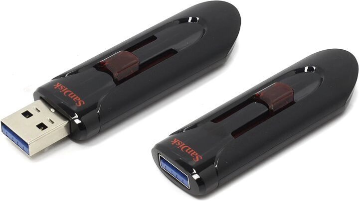 SanDisk USB 3.0 128GB CZ600 Cruzer Glide (SDCZ600-128G-G35) от компании Медиамир - фото 1