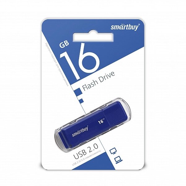 Smart Buy USB 16GB Dock Blue ##от компании## Медиамир - ##фото## 1