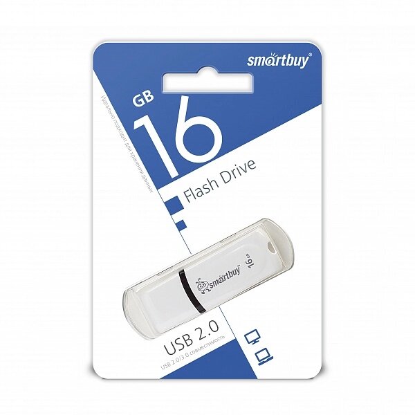 Smart Buy USB 16GB Paean White от компании Медиамир - фото 1