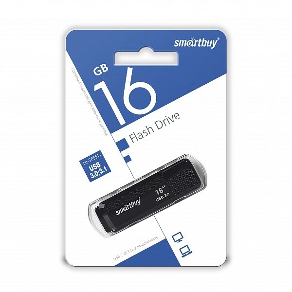 Smart Buy USB 3.0 16GB Dock Black от компании Медиамир - фото 1