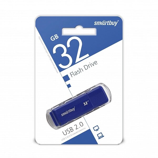 Smart Buy USB 32GB Dock Blue от компании Медиамир - фото 1