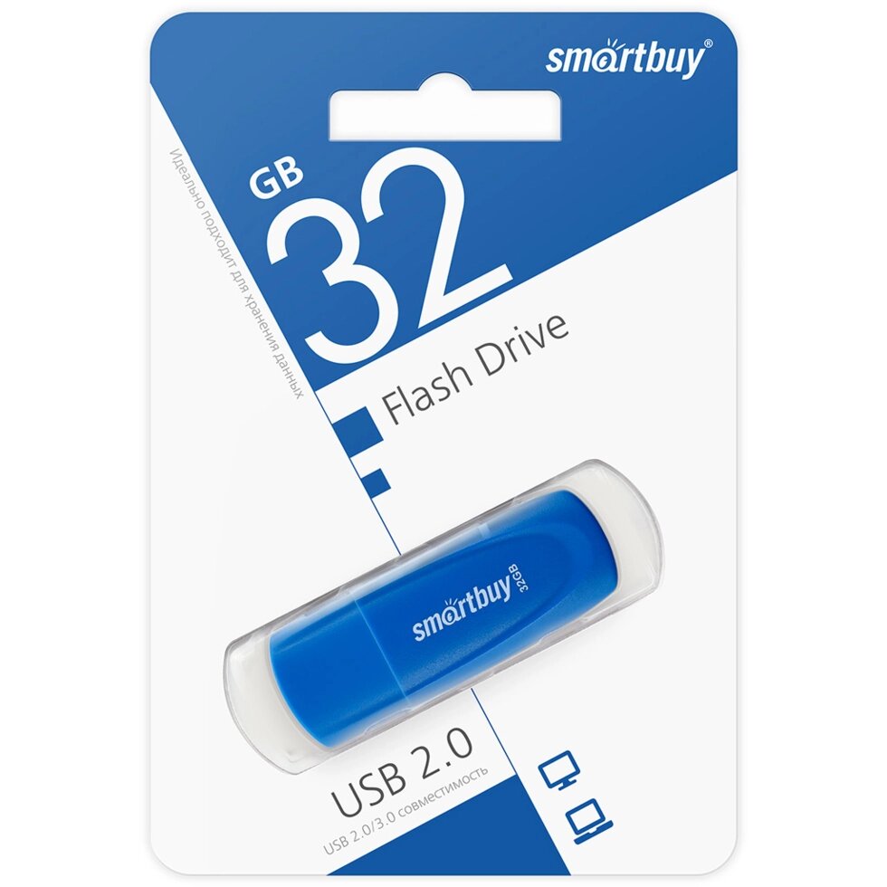 Smart Buy USB 32GB  Scout Blue от компании Медиамир - фото 1