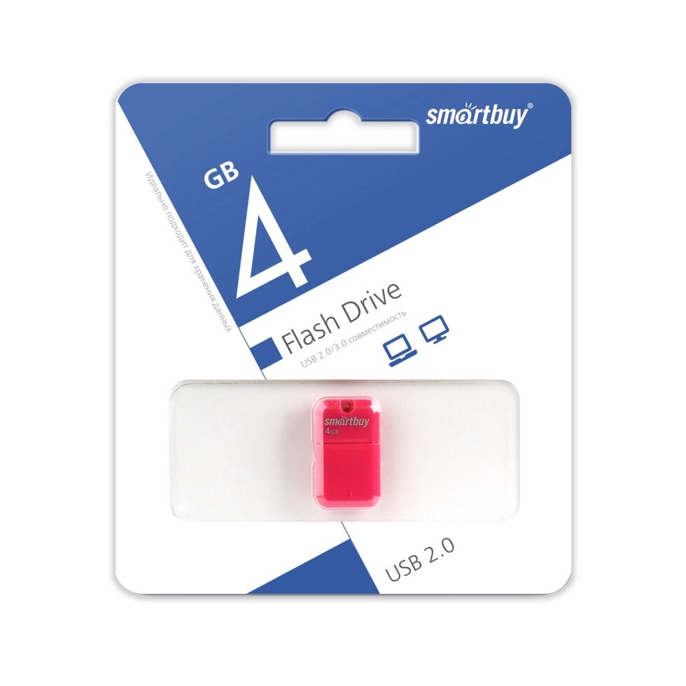 Smart Buy USB 4GB ART Pink от компании Медиамир - фото 1