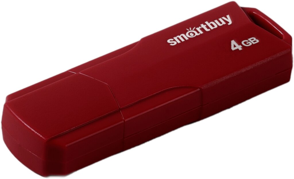 Smart Buy USB 4GB CLUE Red от компании Медиамир - фото 1