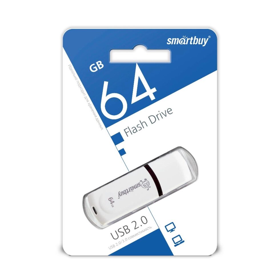 Smart Buy USB 64GB Paean White от компании Медиамир - фото 1