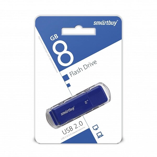 Smart Buy USB 8GB Dock Blue ##от компании## Медиамир - ##фото## 1
