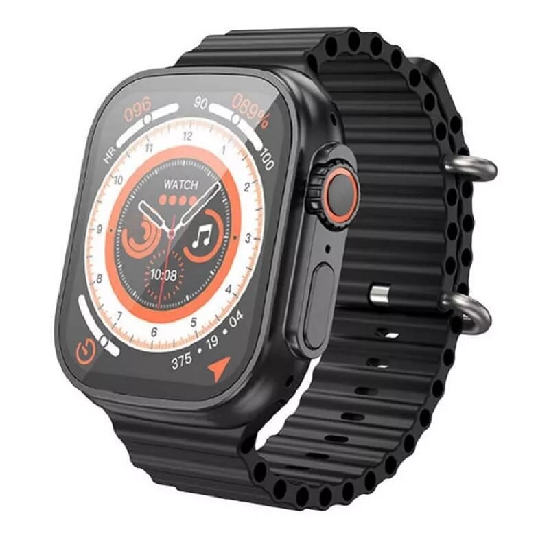 Смарт-часы Hoco Y12 Ultra (call version) 2.0",240*282; IP67, ЦП: Ruiyu 8762DT; ROM 128MB 280mA Black м от компании Медиамир - фото 1