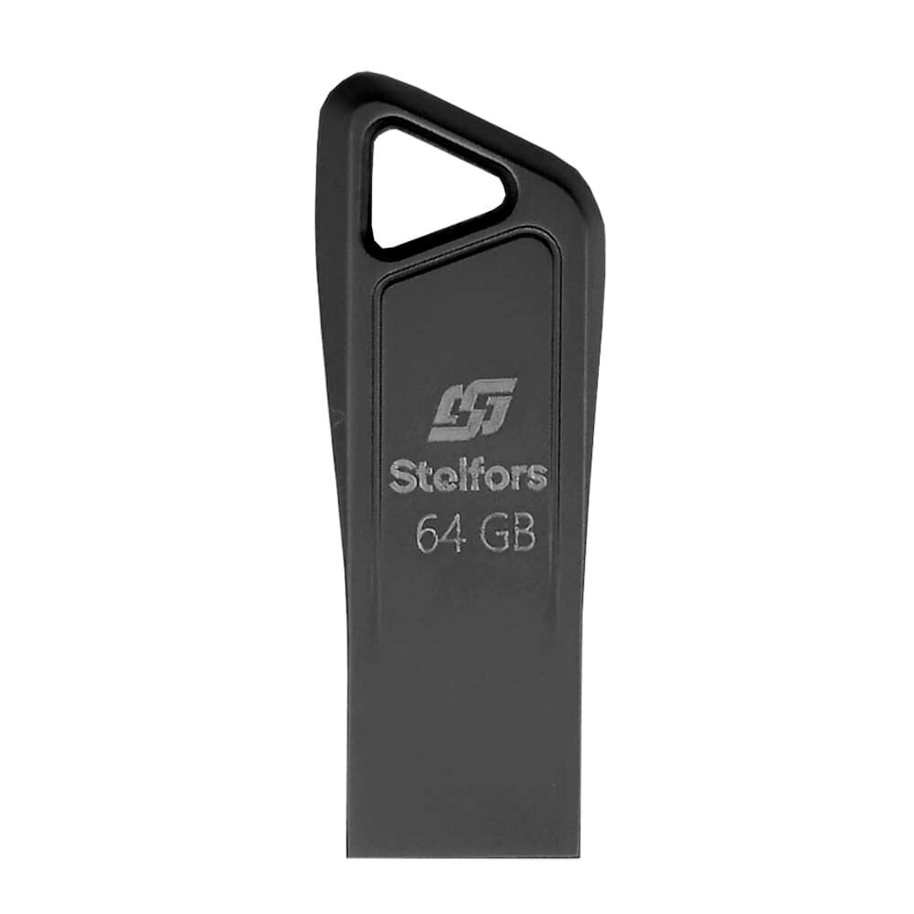 Stelfors USB 32GB 114 серия (металл чёрный) от компании Медиамир - фото 1