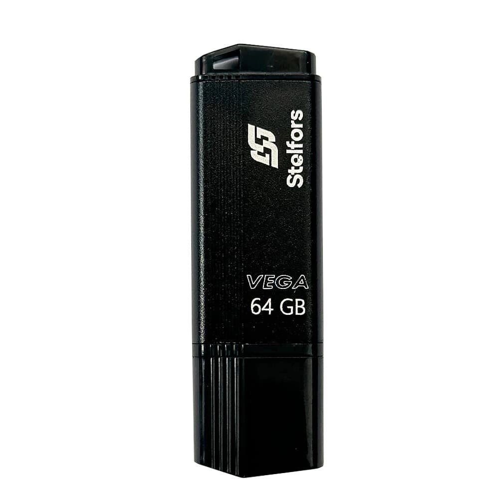 Stelfors USB 32GB Vega (металл черный) от компании Медиамир - фото 1