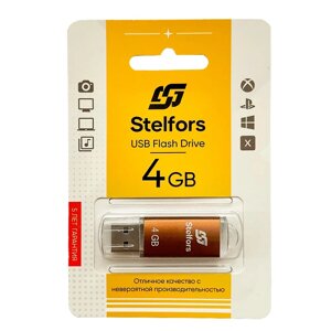 Stelfors USB 4GB Rocket (металл, бронзовый)