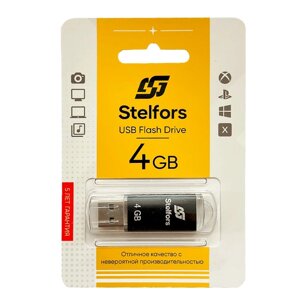 Stelfors USB 4GB Rocket (металл, чёрный)