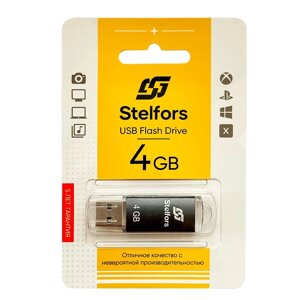 Stelfors USB 4GB Rocket (металл, серый)