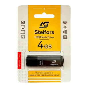 Stelfors USB 4GB Vega (металл, серый)
