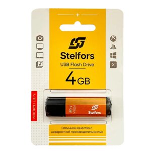 Stelfors USB 4GB Vega (металл золото)