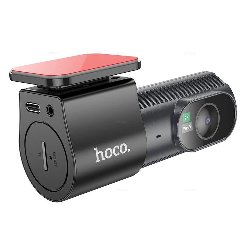 Видеорегистратор HOCO DV7 2560р*1440р 140 град.,  диспл. 172*320 Black от компании Медиамир - фото 1