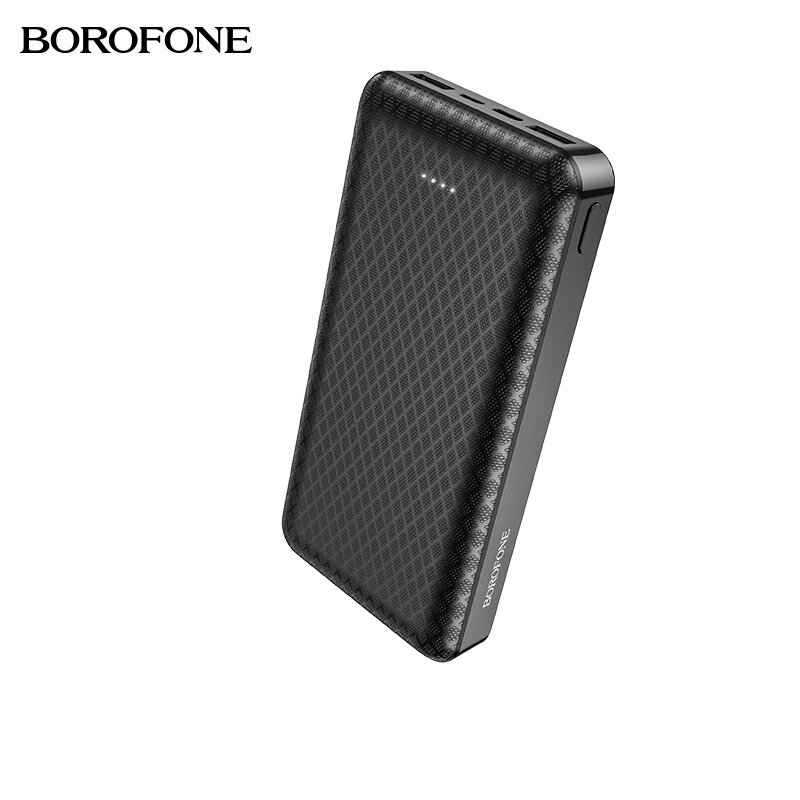 Внешний аккумулятор 20000mAh Borofone BJ3A 2USB+Type-C 2.0A  быстр зарядка Black от компании Медиамир - фото 1