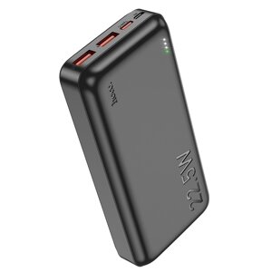 Внешний аккумулятор 20000mAh Hoco J101A Astute 2*USB+Type-C 3.0A PD22.5W+QC3.0 Black мс