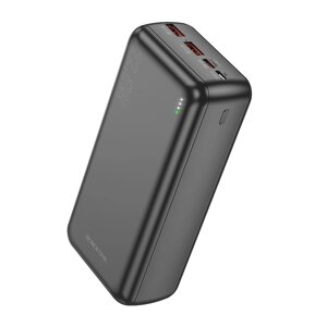 Внешний аккумулятор 30000mAh Borofone BJ38B 2USB+Type-C 3.0A PD 20W+QC3.0 быстрая зарядка Black