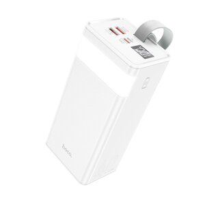 Внешний аккумулятор 40000mAh Hoco J86 Powermaster 2USB 3.0A 22.5W Li-pol батарея White