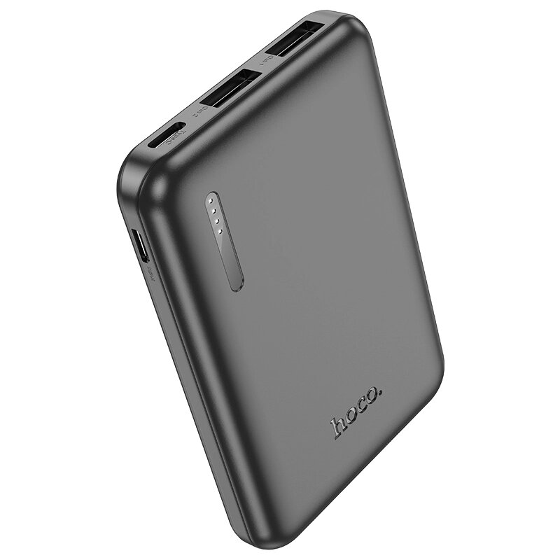 Внешний аккумулятор 5000 mAh Hoco J115 Journey 2USB 2.0A  Black мc от компании Медиамир - фото 1