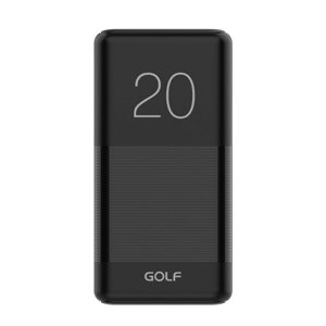 Внешний аккумулятор GOLF G81/20000 mah+Кабель Micro usb/In Micro usb/Out USB 1А, 2.1А Black