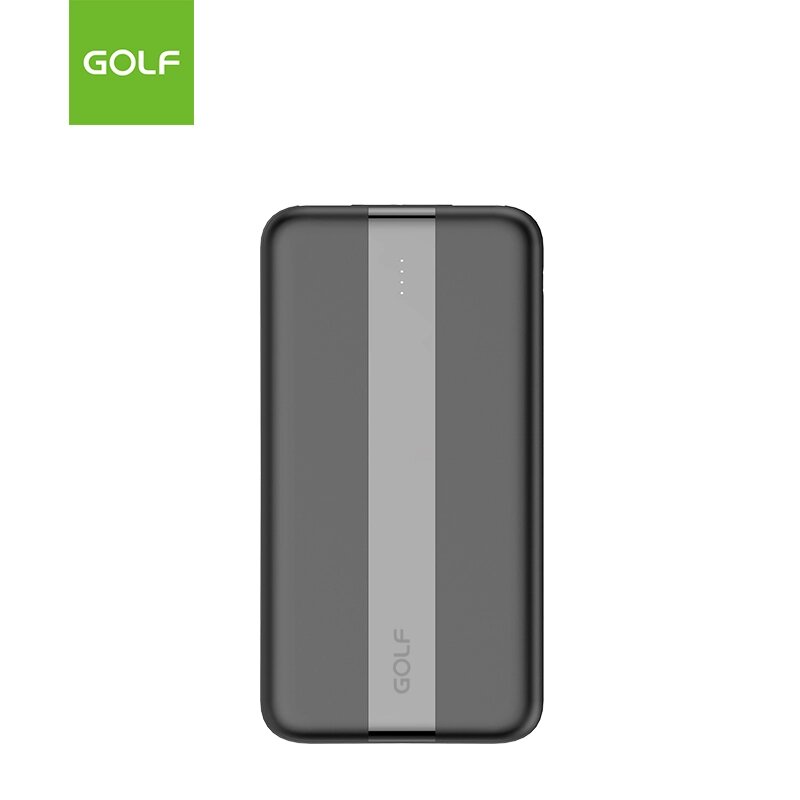 Внешний аккумулятор GOLF G92 PD+QC/ 10000 mAh/  LED дисплей/ PD + QC/  Type-C/ Выход: 3A, Black от компании Медиамир - фото 1