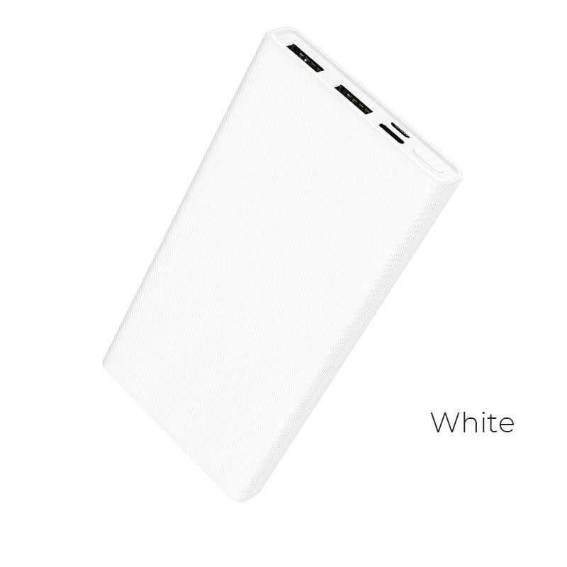Внешний аккумулятор Hoco J55 Neoteric 10000mAh 2USB 2.0A Li-pol  (White) от компании Медиамир - фото 1