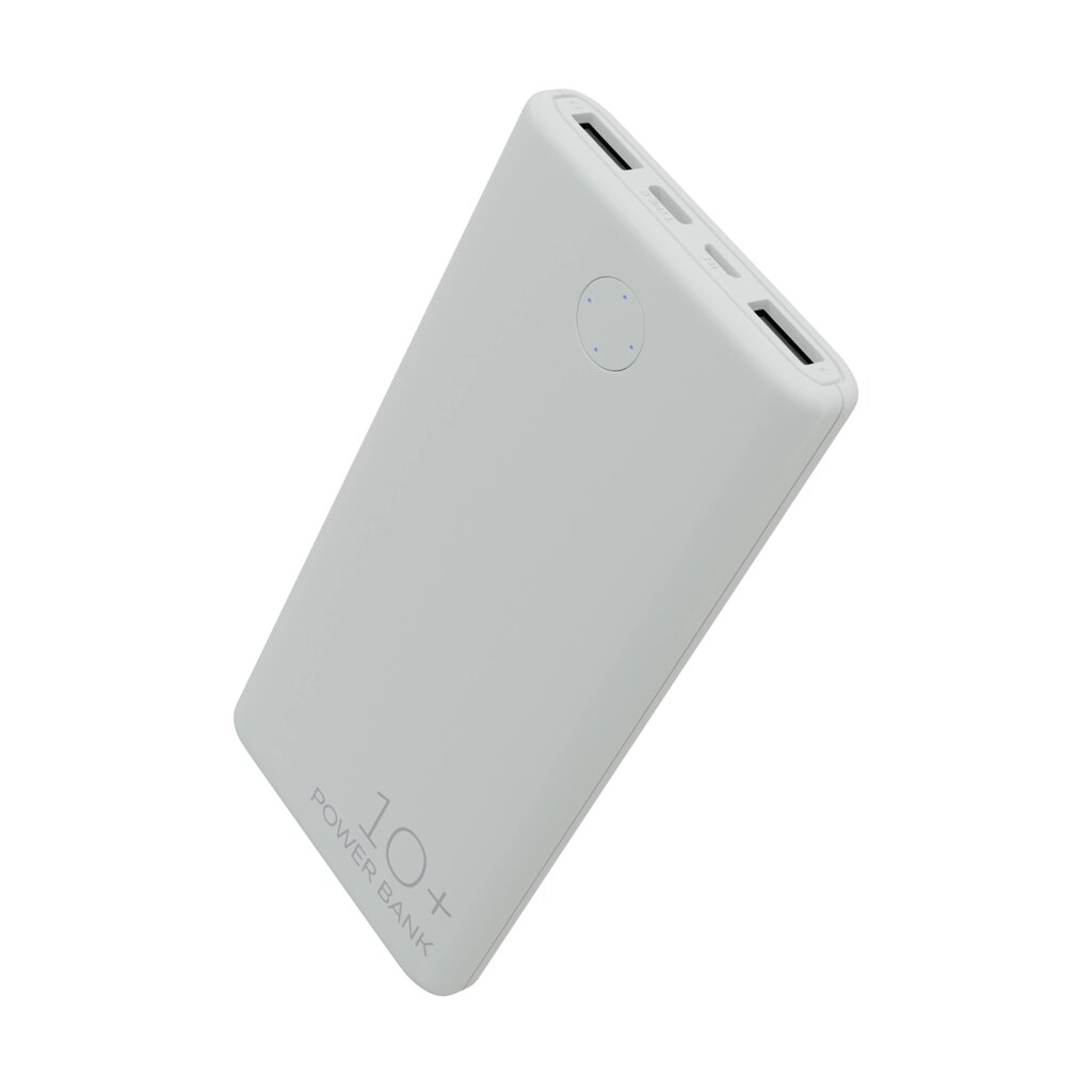 Внешний аккумулятор More Choice PB11-10 10000mAh 2USB 2.1A (White) от компании Медиамир - фото 1