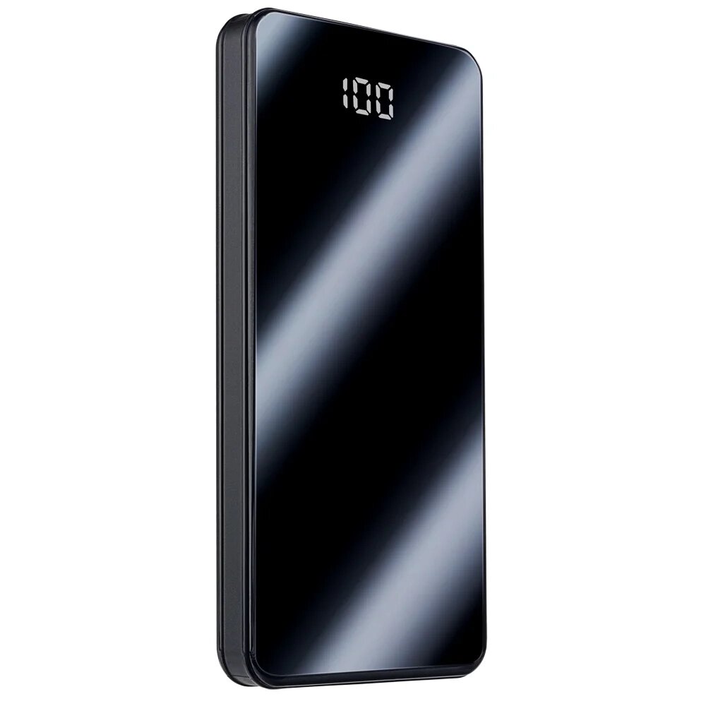 Внешний аккумулятор Perfeo Flow 10000mah In Type-C/Micro usb/Out USB 1 А, 2.1A/ Black PF_B4880 от компании Медиамир - фото 1