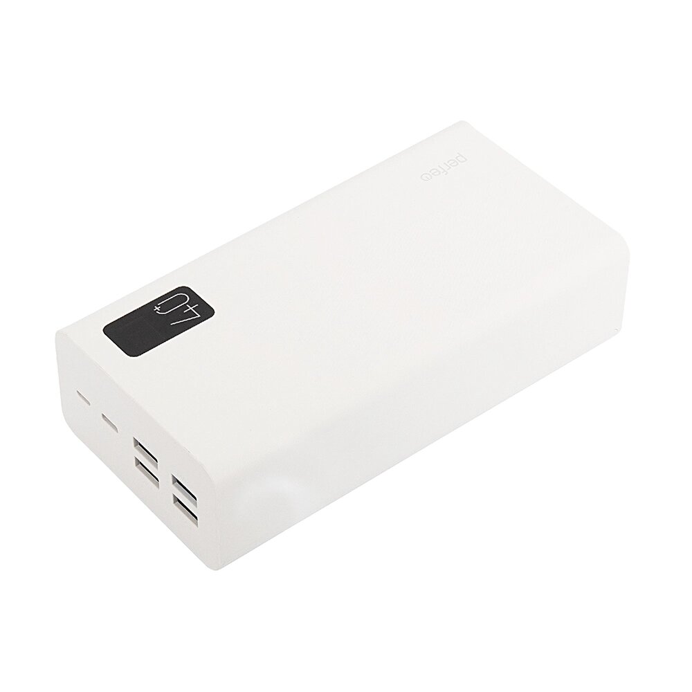 Внешний аккумулятор Perfeo MOUNTAINS 40000 mAh/LED/PD + QC 3.0/Type-C/4 USB/Вых 3A, max 22.5W/White от компании Медиамир - фото 1