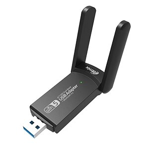 WIFI и bluetooth адаптер для пк ritmix RWA-650 USB3.0 , до 1300мбит/с, 2 антенны, коробка