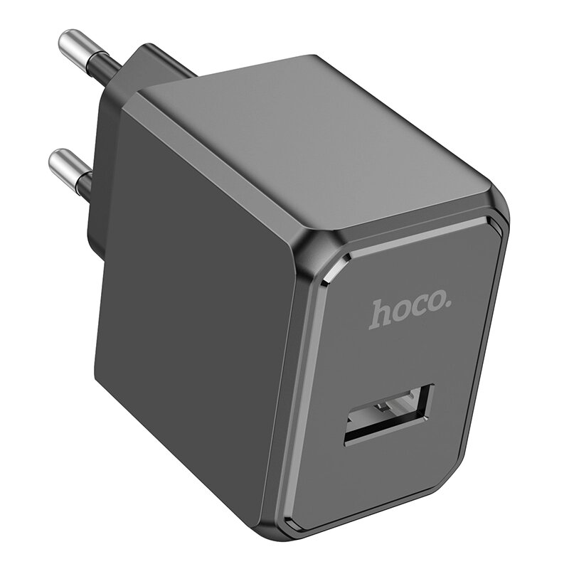 ЗУ Сетевое HOCO CS11A 1USB 2.1A блистер Black спд от компании Медиамир - фото 1