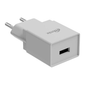 ЗУ сетевое Ritmix RM-2021white , 1*USB, 2А, пакет от компании Медиамир - фото 1