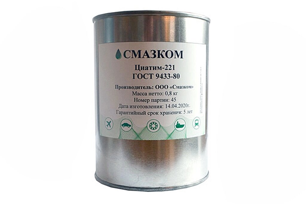 Смазка термостойкая Циатим-221 от компании СТМ - фото 1