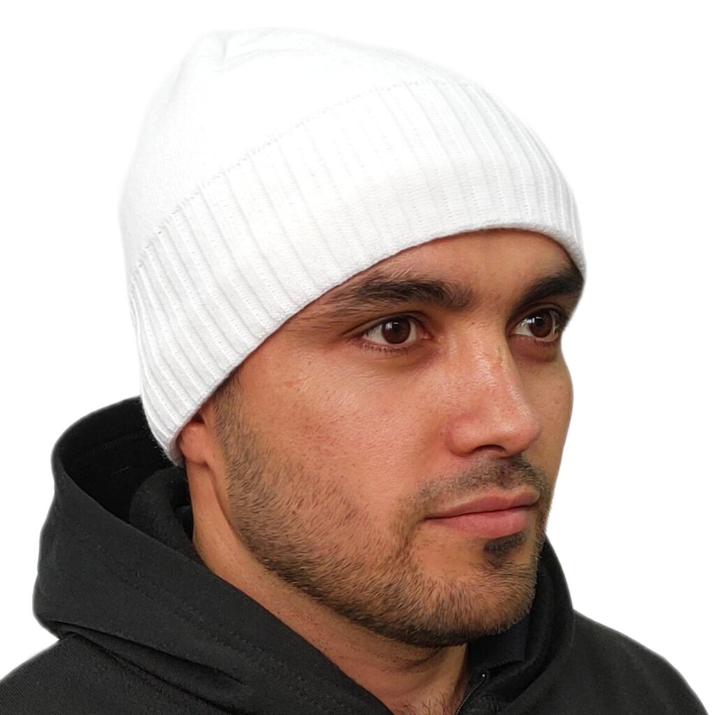 Белая мужская шапка от компании Магазин сувениров и подарков "Особый Случай" в Челябинске - фото 1