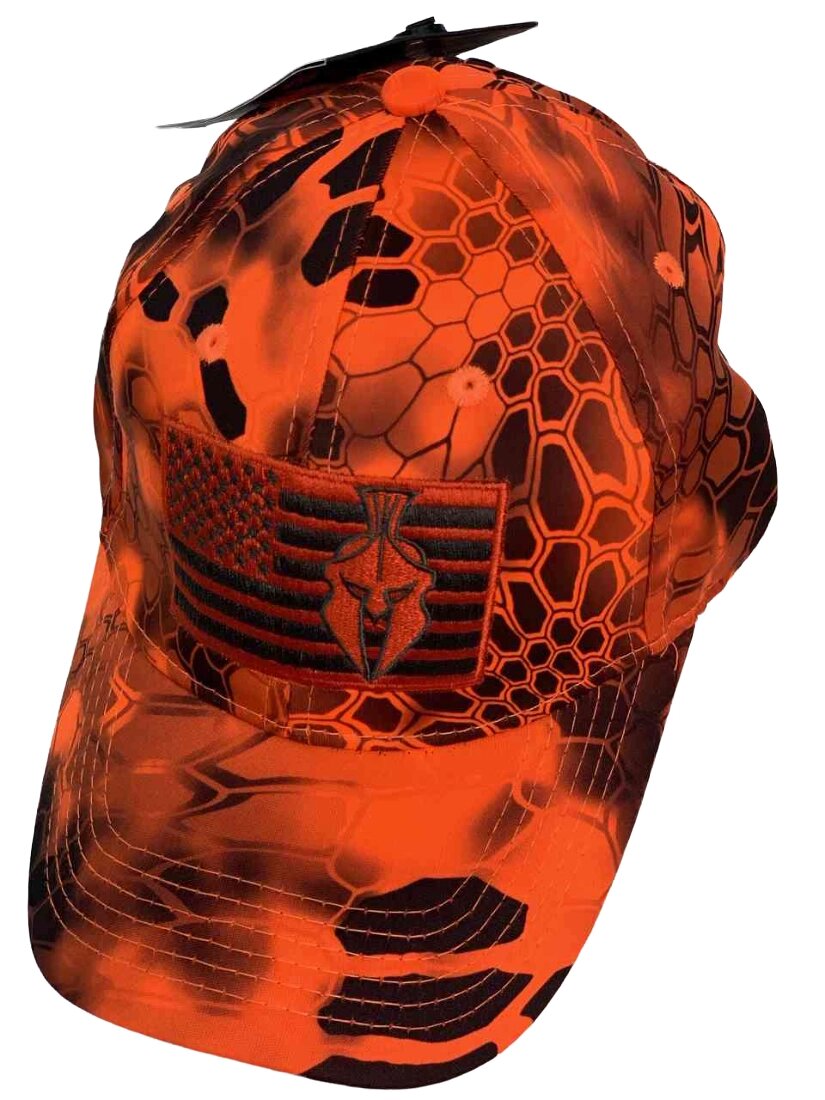 Бейсболка Kryptek Inferno оранжевого цвета от компании Магазин сувениров и подарков "Особый Случай" в Челябинске - фото 1