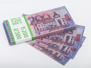 Билеты банка приколов 200 белорусских рублей