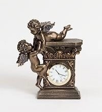Часы интерьерные "Два ангела" от компании Магазин сувениров и подарков "Особый Случай" в Челябинске - фото 1