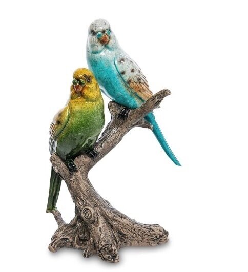 Фигура "Пара волнистых попугаев" от компании Магазин сувениров и подарков "Особый Случай" в Челябинске - фото 1