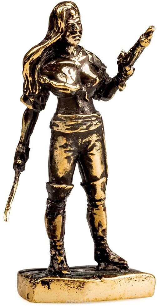 Фигурка Пираты "Мэри Рид" латунь. Игрушка литая металлическая 54 мм (1:32) от компании Магазин сувениров и подарков "Особый Случай" в Челябинске - фото 1