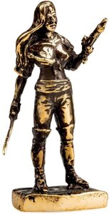 Фигурка Пираты "Мэри Рид" латунь. Игрушка литая металлическая 54 мм (1:32)