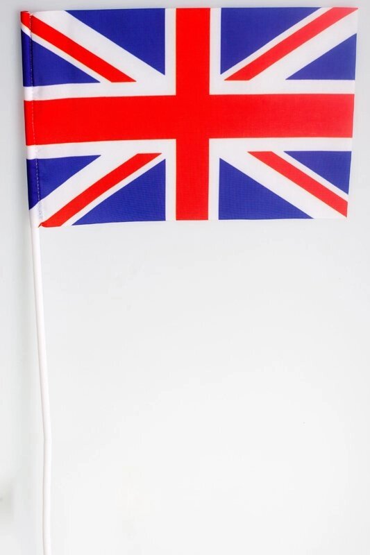 Флажок Великобритании на палочке 15х23 см от компании Магазин сувениров и подарков "Особый Случай" в Челябинске - фото 1