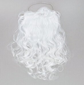 Карнавальная борода "Дедушка Мороз" на резинке, 50 г, 47 см